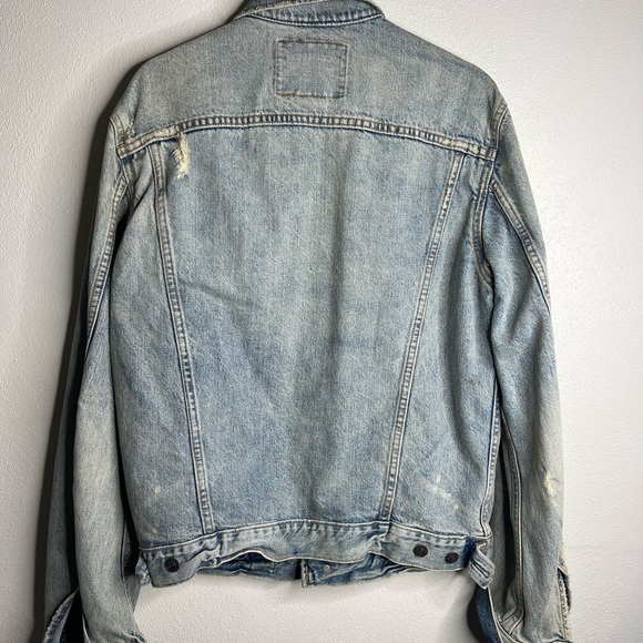 Abercrombie & fitch denim jacket men’s size XL blue - Picture 2 of 12